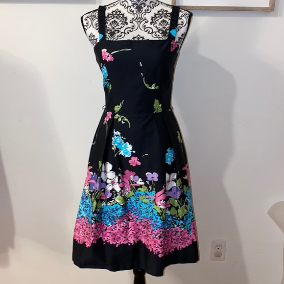 Y2K K Studio Floral Midi Dress Size 6 - Picture 2 of 12